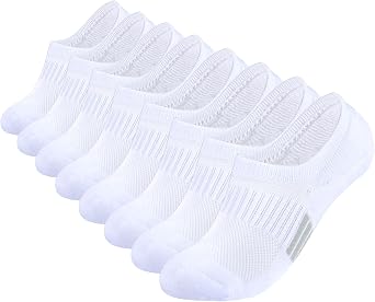 No Show Womens Cushioned Athletic Ankle Socks - Running Low Cut Socks 4/6 Pairs Size 5-11