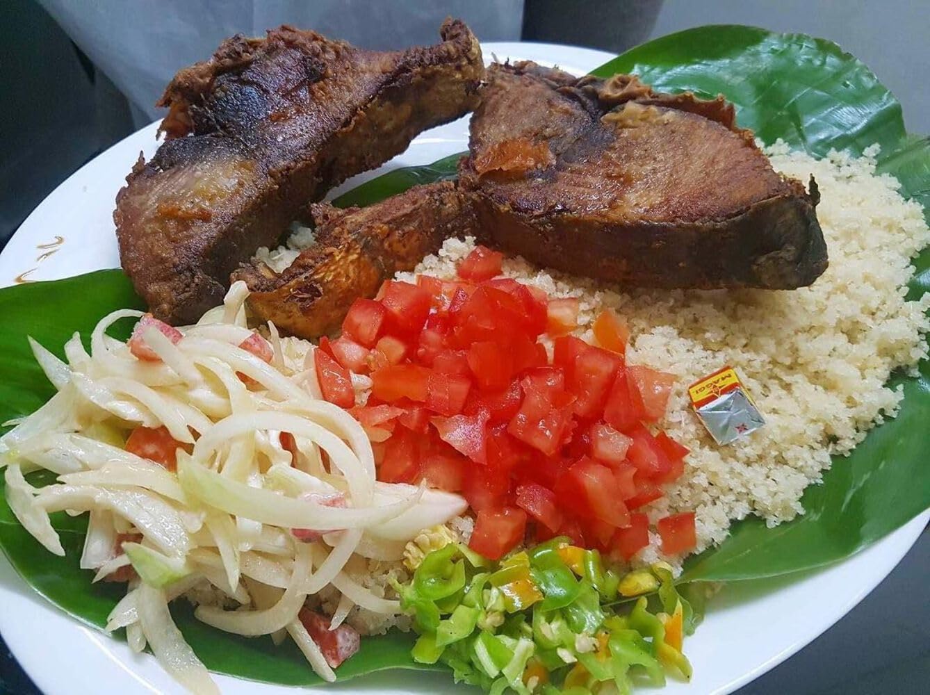 Attiéké MARGUERITE - cuscús de mandioca - 3 X 500 g ( Juego de 3 )