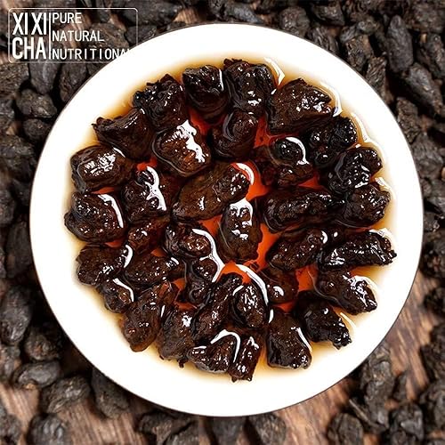 Miniatura 3 de XIXICHA Puerh Tea Premium Broken Silver Maduro Té Pu-erh Chino Yunnan Árbol Antiguo Puer Envejecido Pu erh Fuerte Fragancia de Arroz Glutinoso