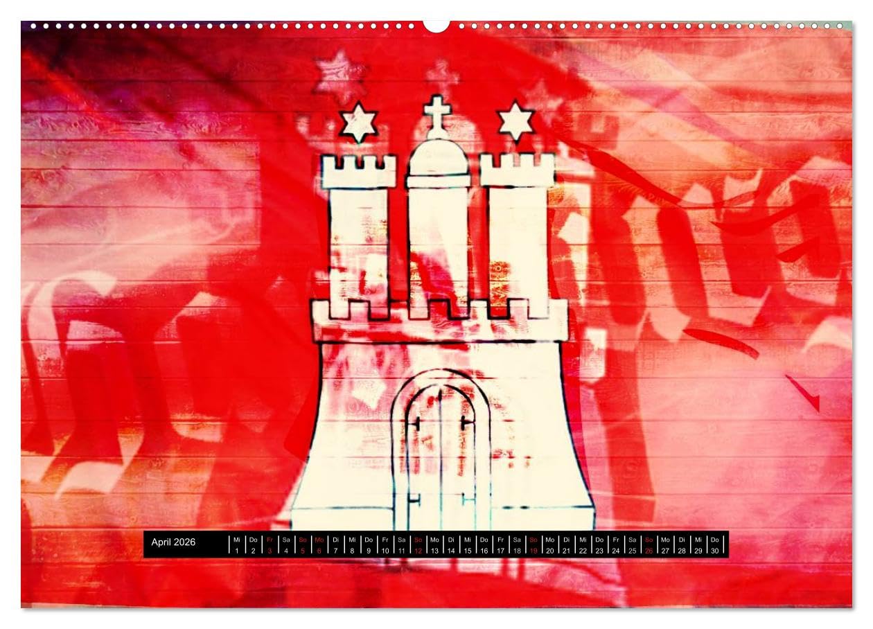 POP ART 3500 (hochwertiger Premium Wandkalender 2026 DIN A2 quer), Kunstdruck in Hochglanz: Bildcollagen, Foto Design, Grafik Artist, Mischtechnik, Popart, Landscape (CALVENDO Kunst)