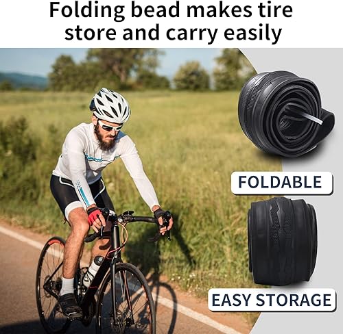 Miniatura 6 de 700 X 23C700 X 25C700 X 28C700 X 35C Neumático de bicicleta plegable Neumáticos de repuesto para bicicleta de carretera