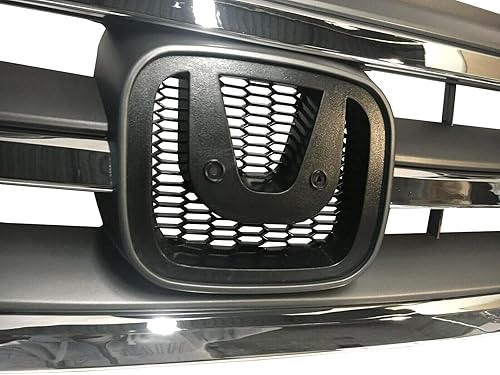 Miniatura 3 de Piezas de repuesto para parachoques delantero Parachoques central, color negro, cromado, ajuste 2012-2014 Honda CR-V 71121-T0G-A01ZA 71121T0GA01ZA