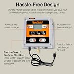 Automatic Tire Inflator with Digital Pressure Control (10–145 PSI), Wall-Mount Air Compressor Gauge System with Hose & Chuck — Auto Inflate/Deflate for Auto Shops, Garages & Fleet Maintenance