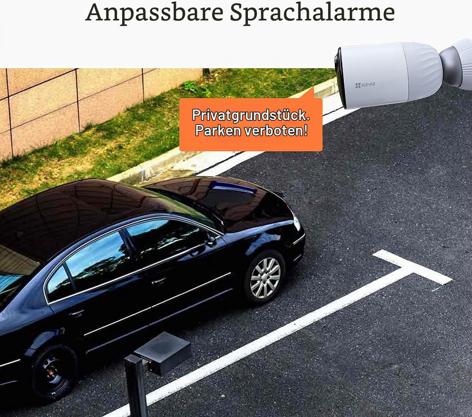EZVIZ 1080P kabellose IP Kamera, 365 Tage Akkuleistung, Sicherheitssystem mit Farbnachtsicht, PIR Bewegungserkennung, Zwei-Wege-Audio, IP66 wetterfest, kompatibel mit Alexa, BC1-B2 (2 Kamera+1Base)