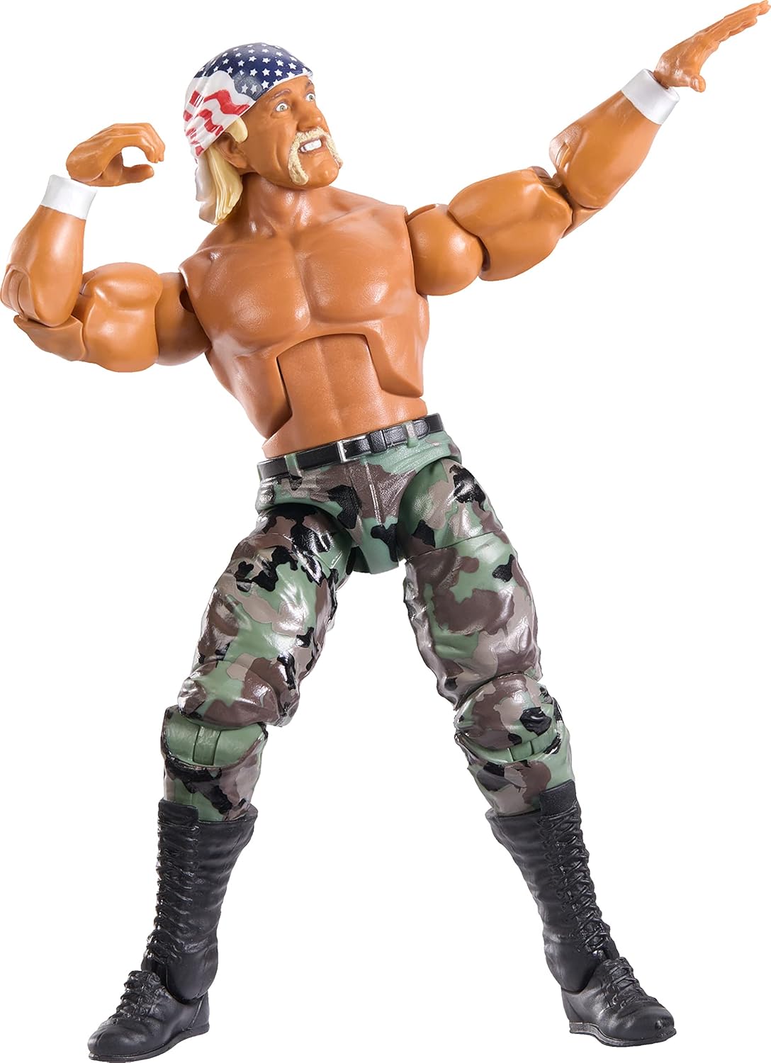 WWE Elite Action Figure SummerSlam Hulk Hogan with Accessory and Mr. Perfect Build-A-Figure Parts