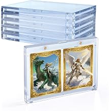 Mcbazel 5 Pack 175pt Booklet Magnetic Card Holder, Vertical One Touch Case