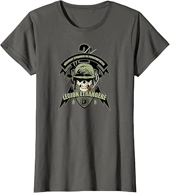 French Foreign Legion Paratrooper T-Shirt - 2 Rep Subdued T-Shirt