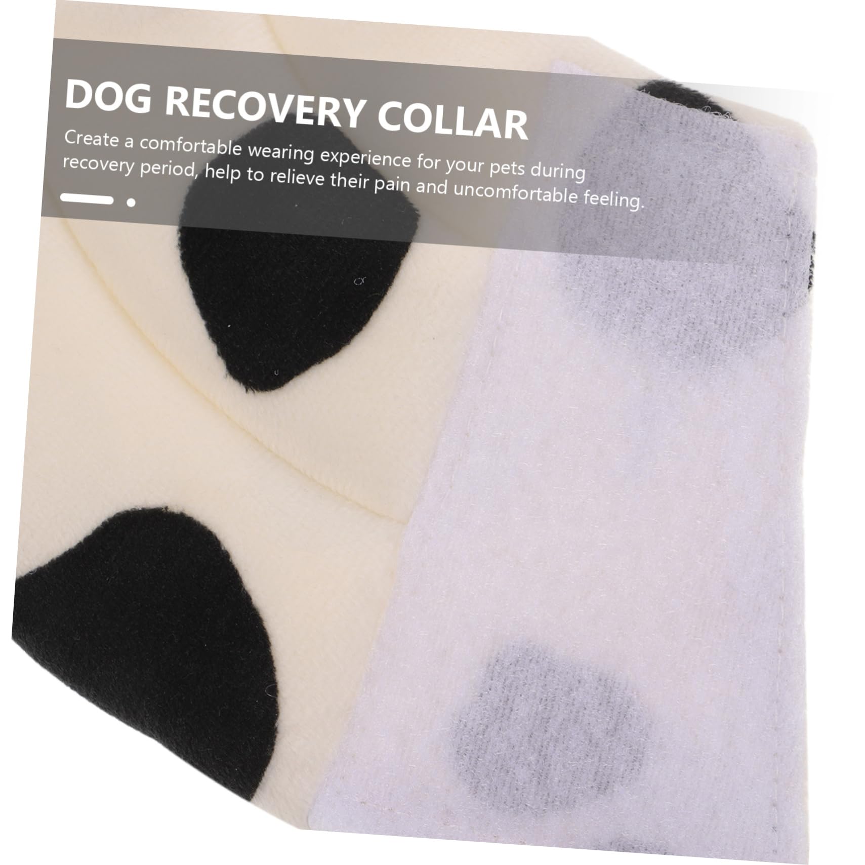 DOITOOL 3pezzi Collare Di Per Cani e Gatti Cotone Plush Protezione Per Ferite Comodo e Leggero Collare Elisabettiano Per Adatto Piccole Taglie