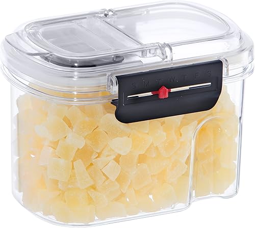 Oggi Easi Grip - Contenedor de almacenamiento a prueba de humedad de 23 onzas, recipiente sellable sin BPA, tapa de vertido abatible, recordatorio