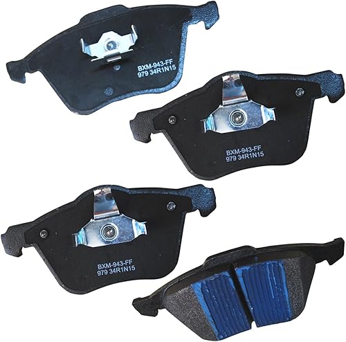 Vista 129 de Bendix Premium SBM8 - Pastillas de freno semimetálicas Premium para modelos seleccionados Buick Special, Camaro, Corvette, Phaeton, Olds F85, Vista