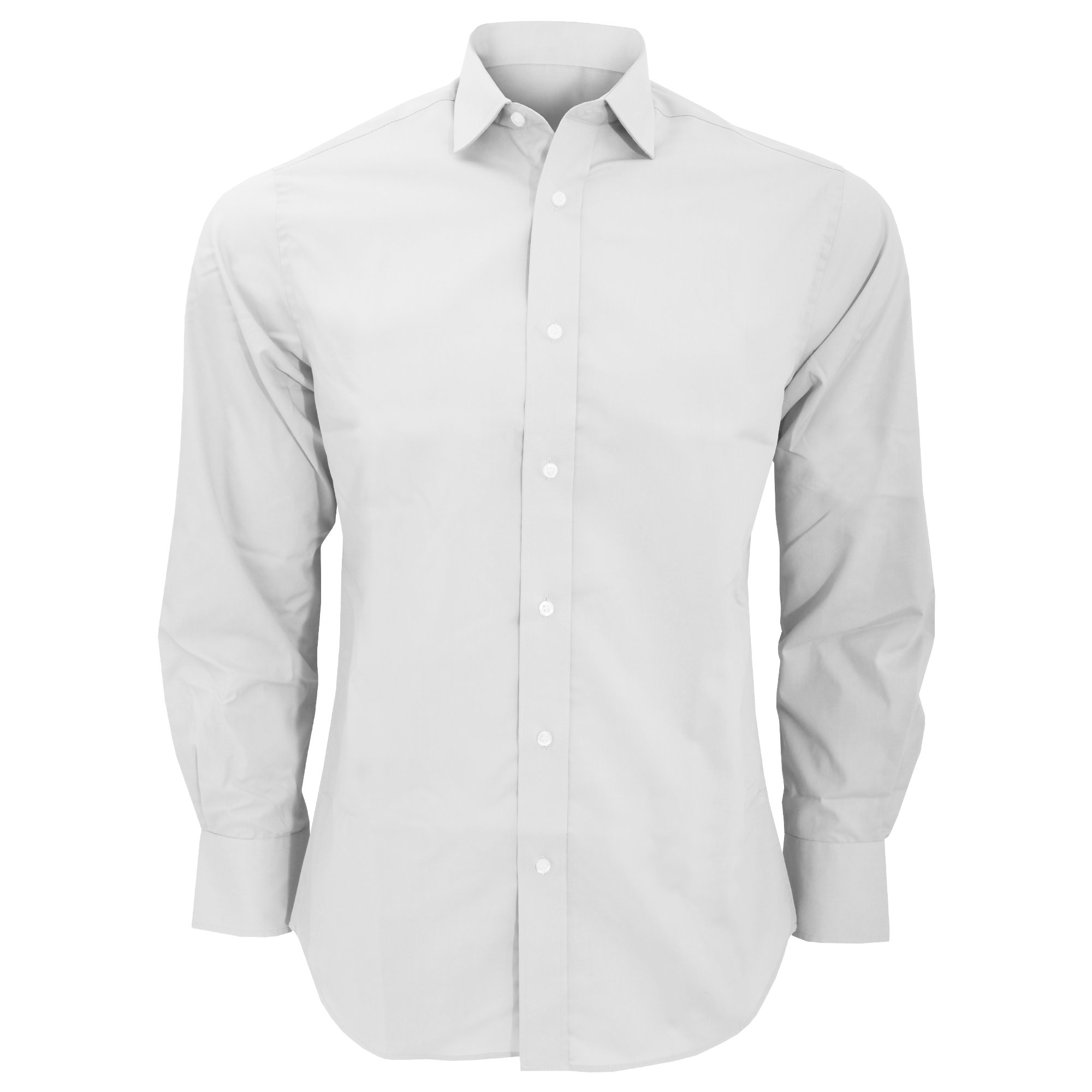 Kustom Kit Tailored Fit Business Shirt - Semi Cutaway, White, 16inch