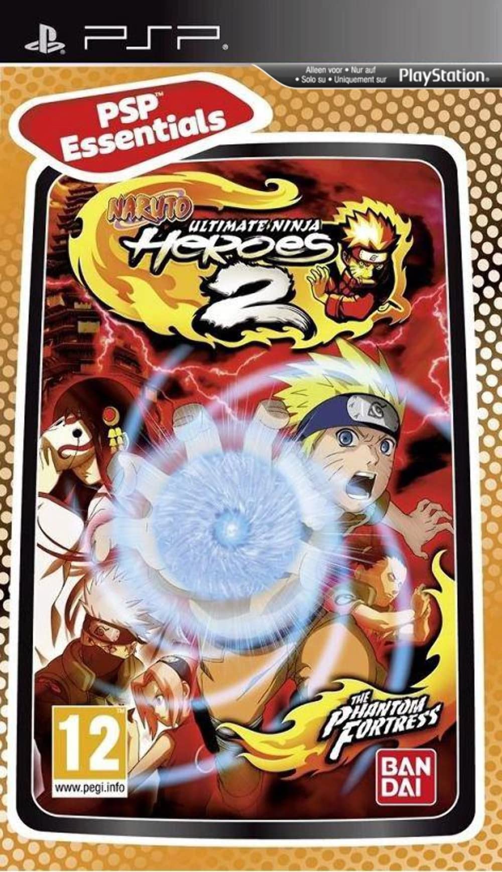 Sony PSP Naruto Ultimate Ninja Heroes 2 Phantom Fortress Game and Case A+ 722674150286