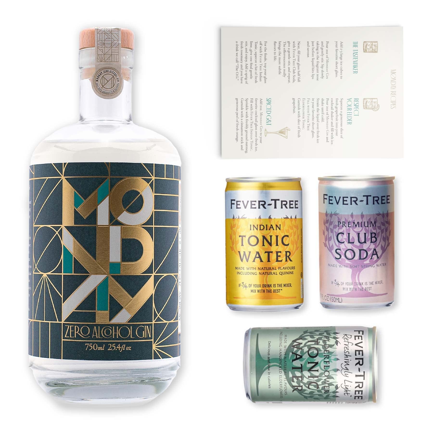 Buy MONDAY Zero Alcohol Gin Cocktail Kit Sample Set featuring Fever