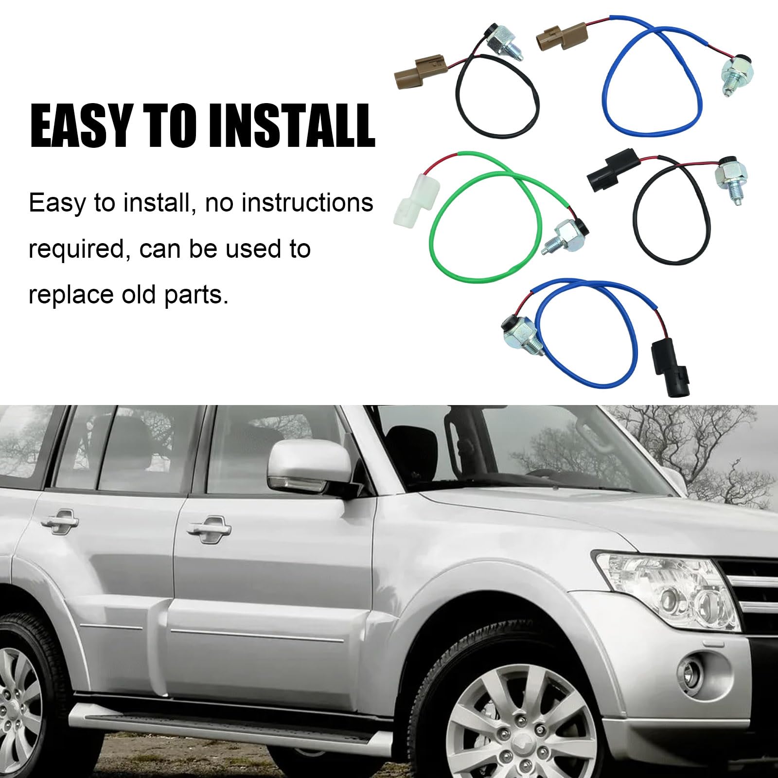 5 interruttori MR580151 per custodia di trasferimento, ricambio per Mitsubishi Montero 3.5 2000-2006 Pajero 1999-2007, sostituisce MR580152 MR580153 MR580154 MR580155