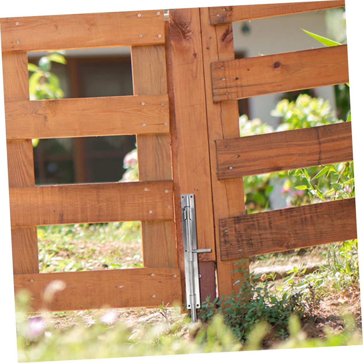 HOMSFOU 2pezzi Serrature Per Inossidabile Latch Per Ingressi Bulloni Per Facile Installazione Per Fences e