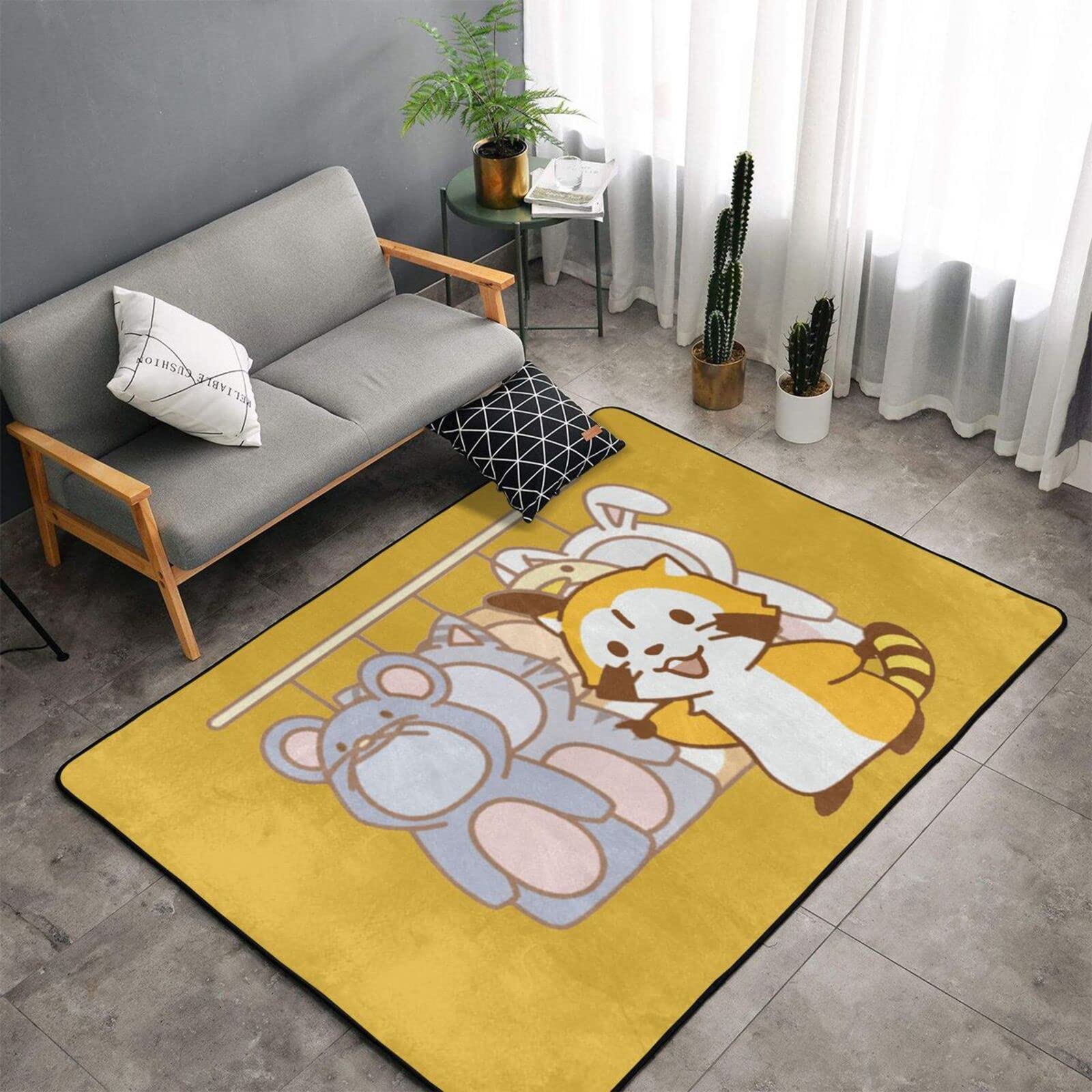 Amazon | あらいぐまラスカル ラグ カーペット 防ダニ抗菌防臭 Amazon | あらいぐまラスカル ラグ カーペット 防ダニ抗菌防臭