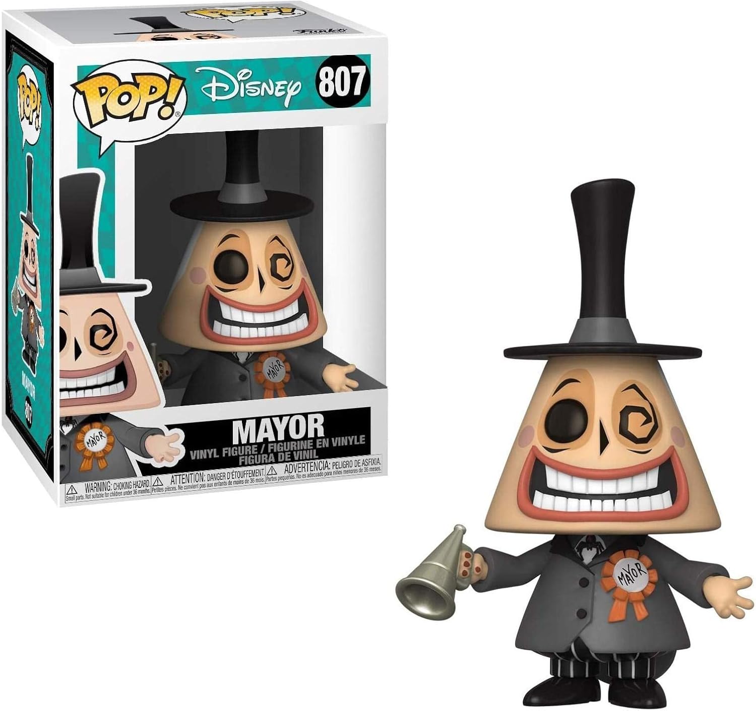 Funko Pop! Disney: The Nightmare Before Christmas - Mayor with Megaphone (Styles May Vary)