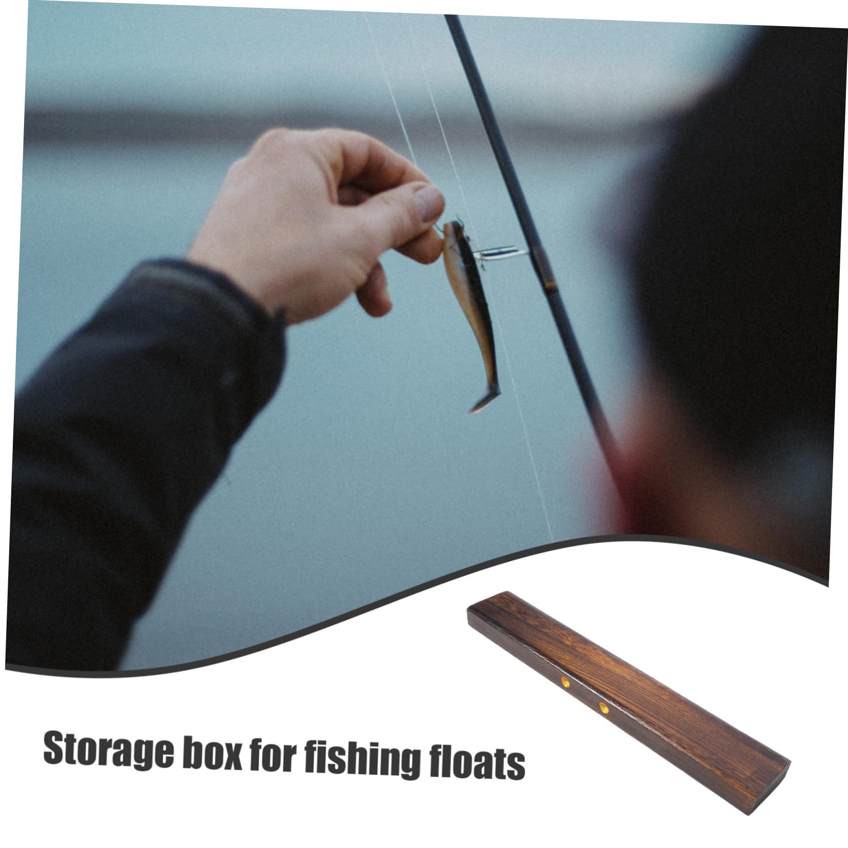 UPKOCH Contenitore per Esche da Pesca Galleggiante per Pesci Organizer Portatile per Attrezzatura da Pesca Contenitore per Esche da Esterno