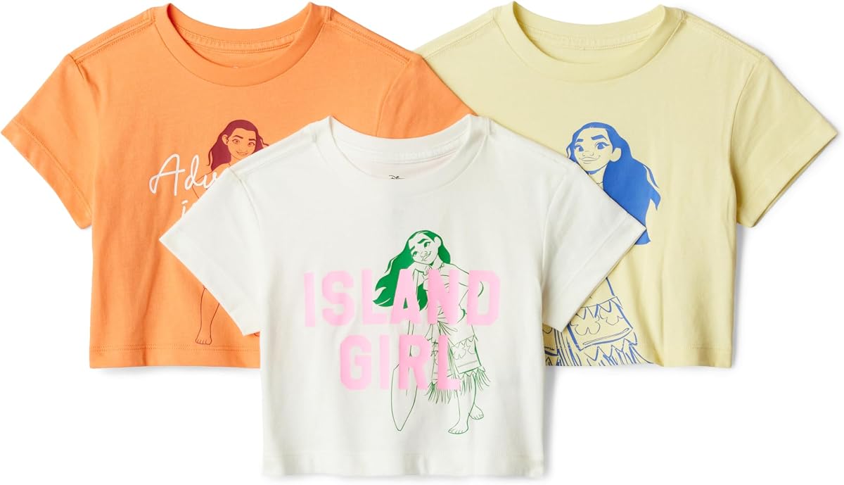 Camisetas de manga corta de Amazon Essentials para niñas y niños pequeños