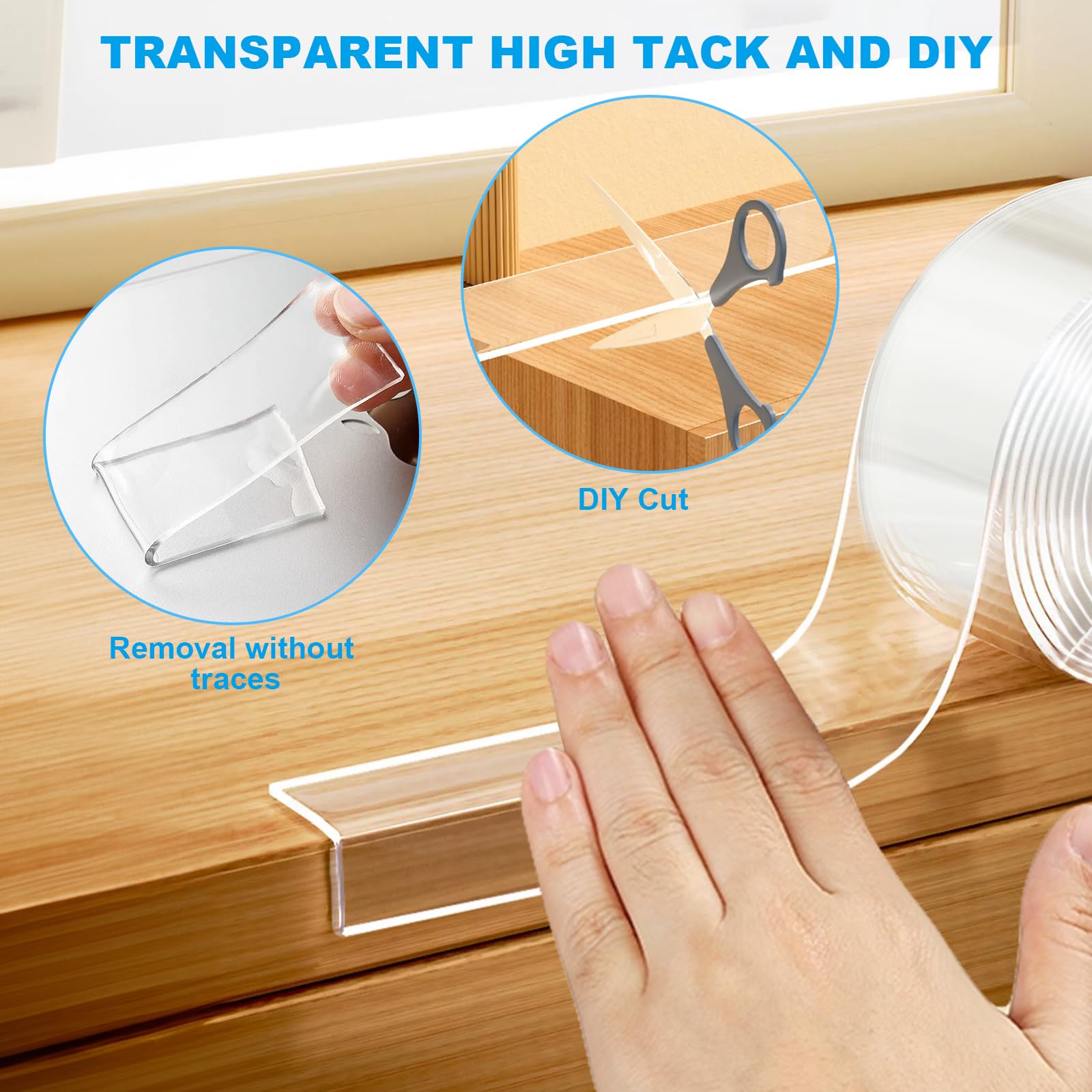 Vicloon Paraspigoli Per Bambini, 10M Trasparenti Protezione Angolo Bambino Autoadesiva PVC, Extra Spesso Copri Angoli per Bambini, Para Spigoli per Mobili Paraspigoli Muro Angolari per Tavoli Cassetti