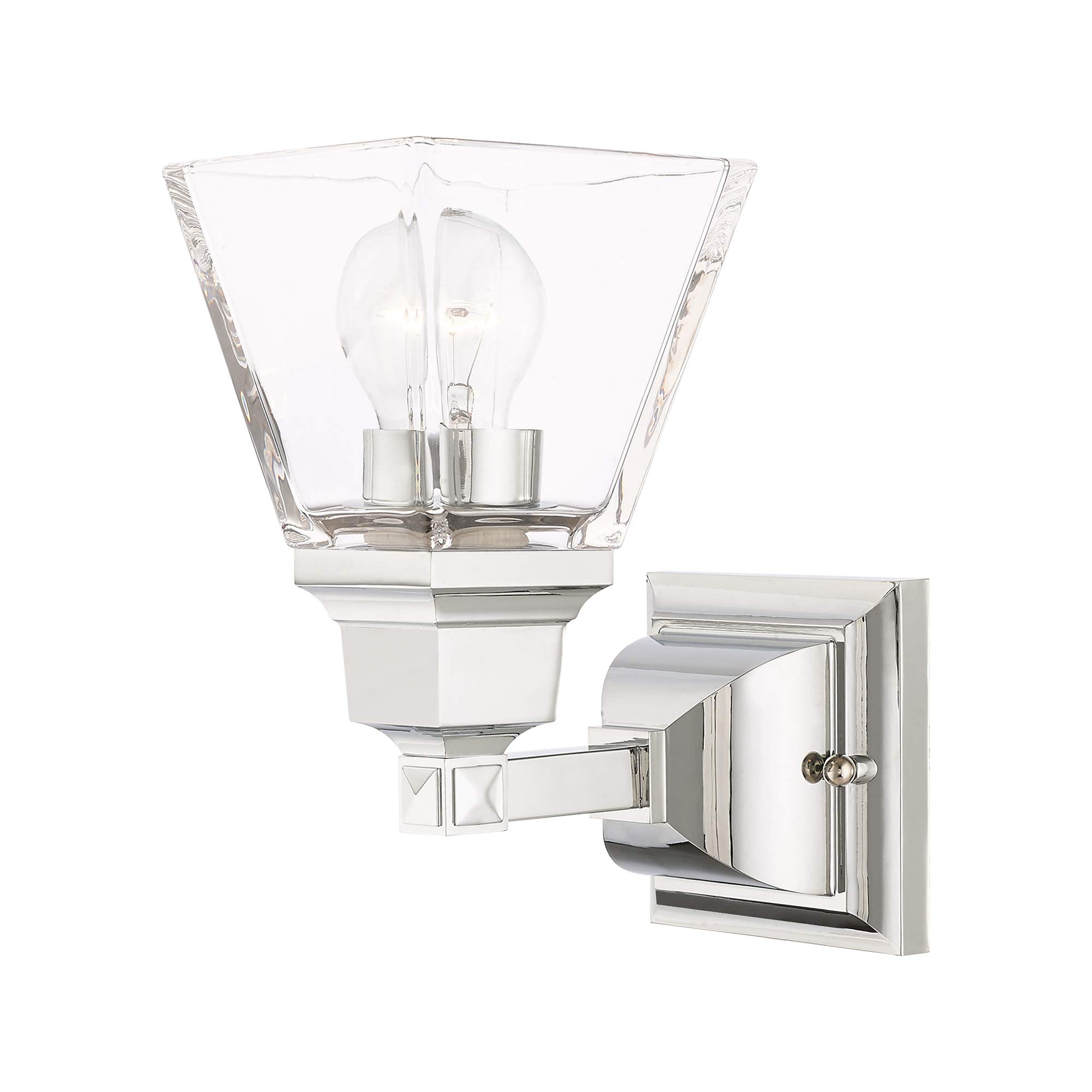 Livex Lighting 17171-05 1 Light Polished Chrome Wall Sconce