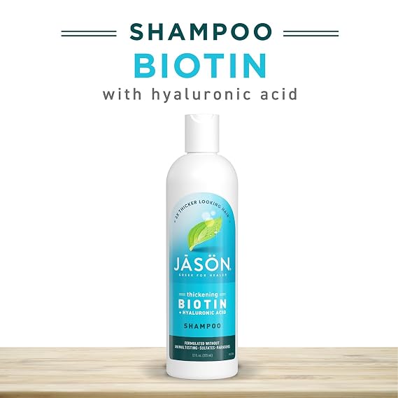 Jason Thickening Biotin Shampoo, 12 Oz