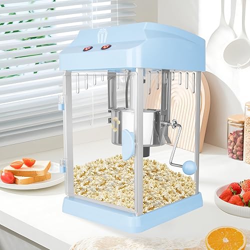 Miniatura 27 de Máquina de palomitas de maíz de 12 onzas, máquina comercial para hacer maíz, máquina de palomitas de maíz para encimera con control de 3 Negro,Negro