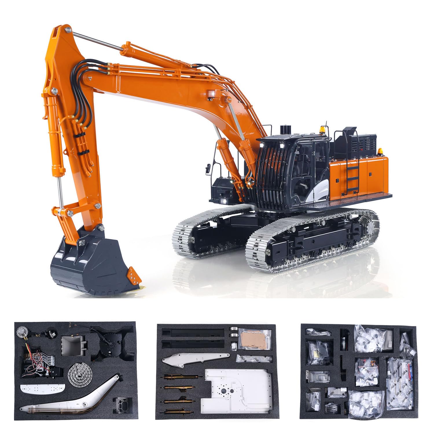 ecoionixセット TOUCAN RC HOBBY 1/14 LESU Aoue ZX490 Remote Control Hydraulic