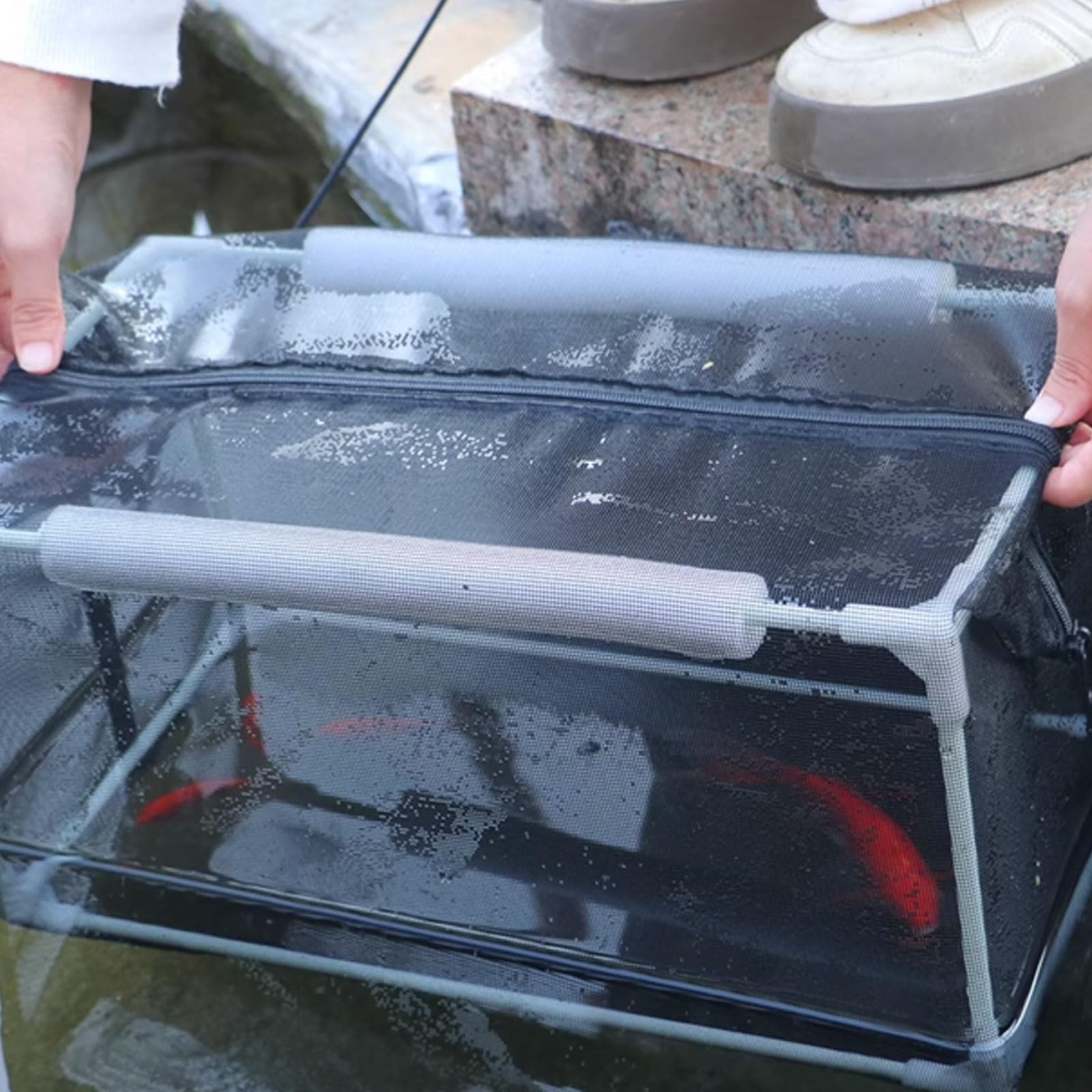 Tanques de Aislamiento de Acuario para cría y eclosión de Peces y camarones para aislar Huevos Enfermos o para incubar Contenedor de cría Flotante