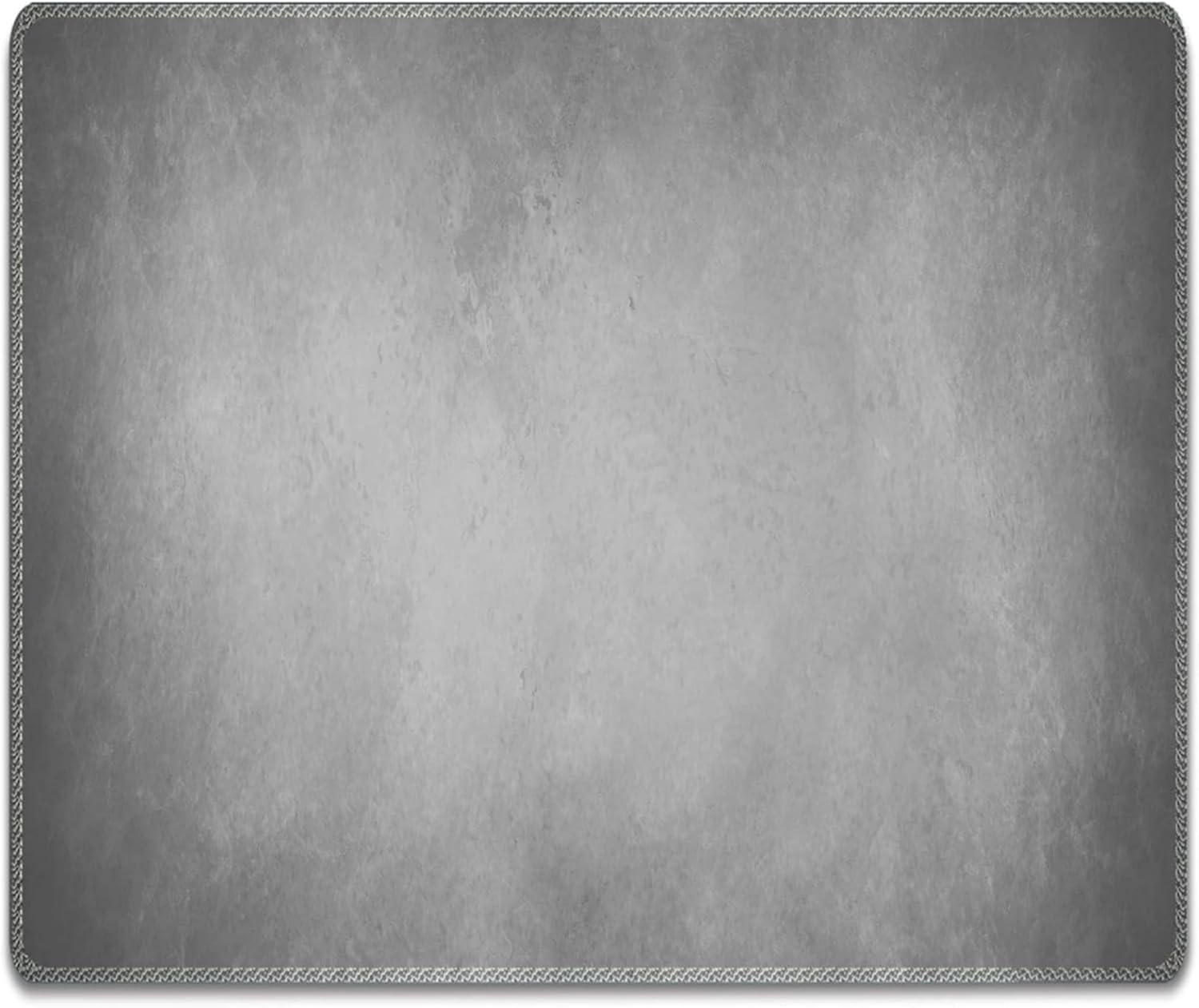 Tappetino Mouse 24 x 20 cm piccolo, grigio, con Bordo Cucito, Durevoli, antiscivolo e silenzioso, gioco, ufficio, casa, lavabile, arrotolabile, Tappetini per il Gaming Mousepad