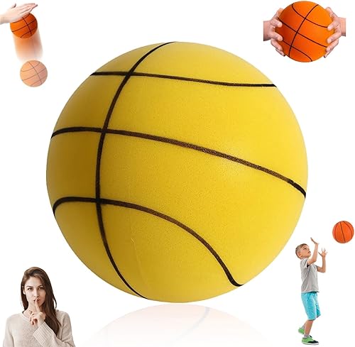 Pelota de baloncesto silenciosa 2026, pelotas de baloncesto silenciosas de sueño para driblar, pelota silenciosa para entrenamiento en interiores,