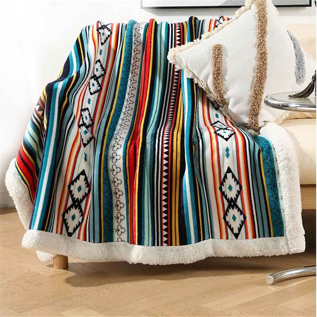 Couverture flanelle bohème pour envelopper votre famille de douceur et de chaleur
