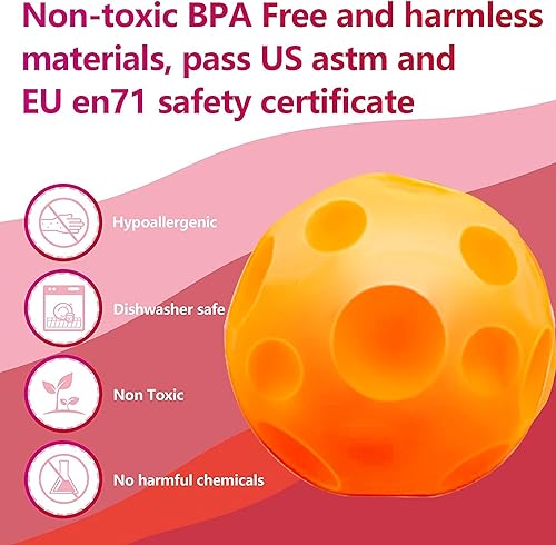 Miniatura 4 de Juguetes Montessori para bebés de 3 meses en adelante, pelotas de bebé de 3 a 12 meses para bebés y niños pequeños de 3 meses, juego de múltiples