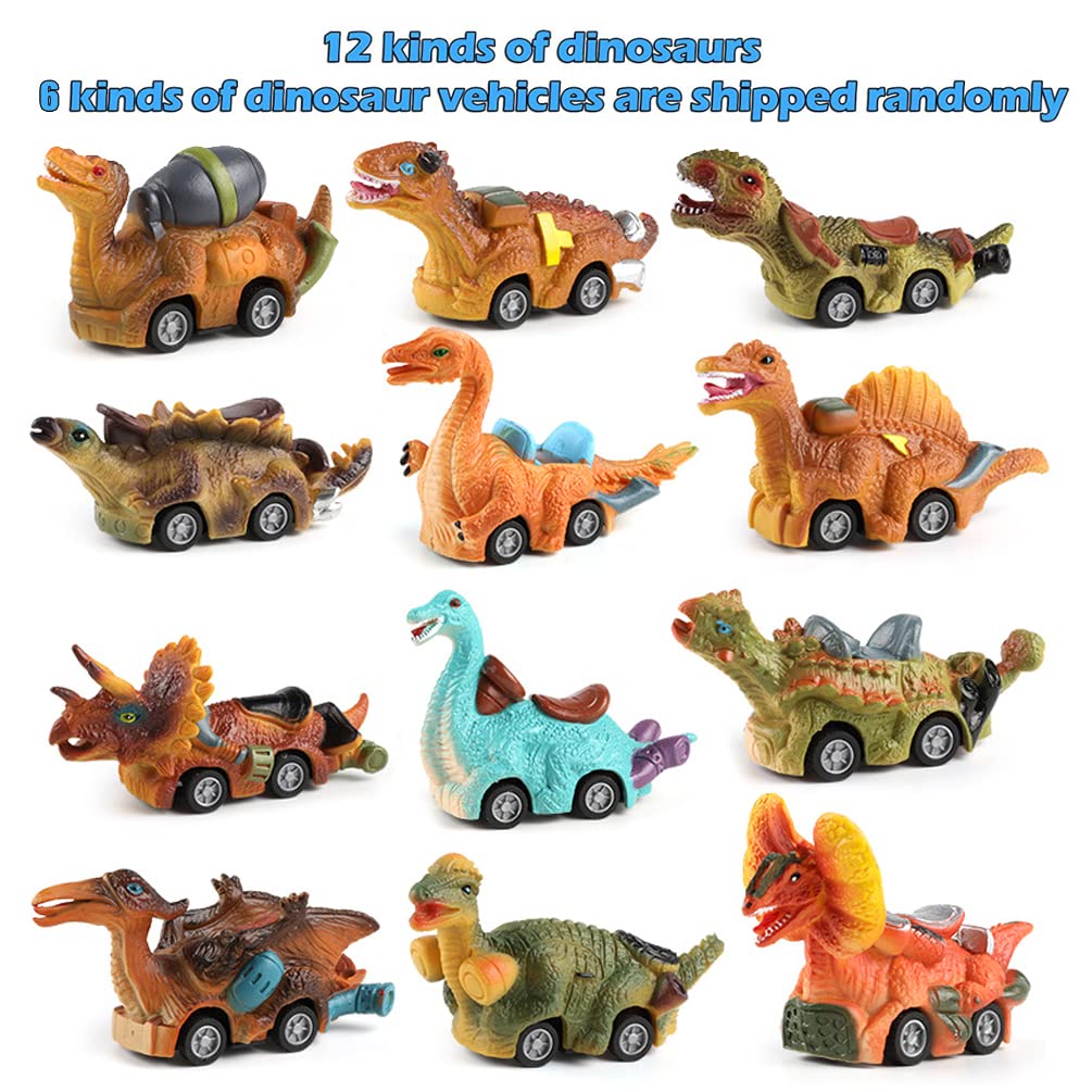 Amazon.com: Cherislpy 6 Pack Jumbo Eggs with Dinosaur Pull Back
