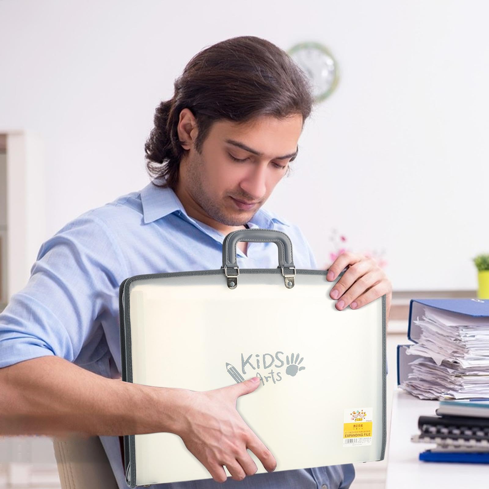 Dossier de fichiers extensible, organisateur de documents Dossiers | Dossier accordéon portable, organisateur de dossiers extensibles pour hommes et femmes