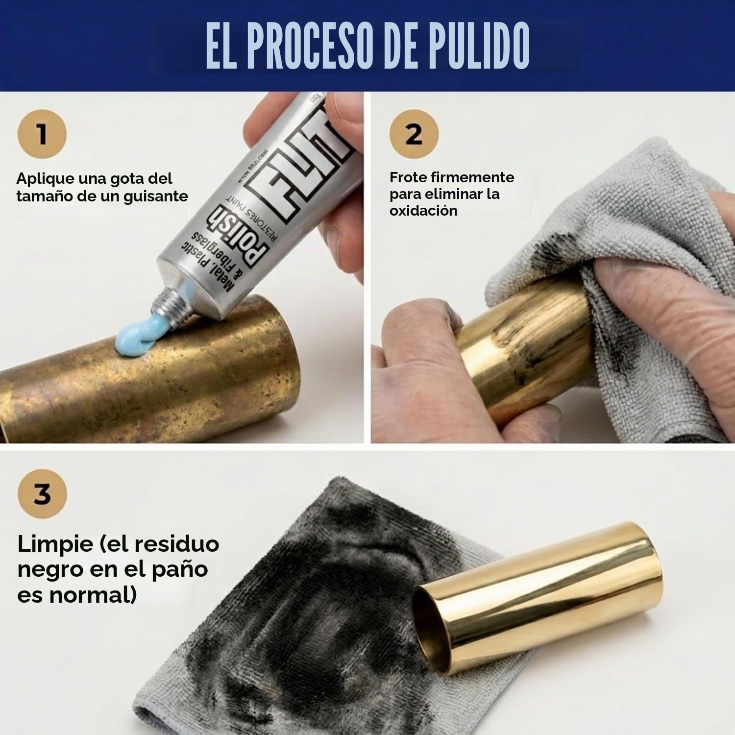 Flitz Metal, Plastic & Fiberglass Polish Paste - 1.0lb
