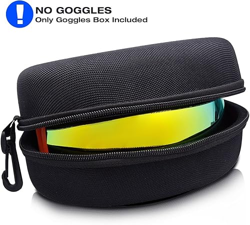 Miniatura 4 de ZIONOR Caja de gafas de esquí y snowboard - Estuche rígido de protección EVA para deportes de nieve