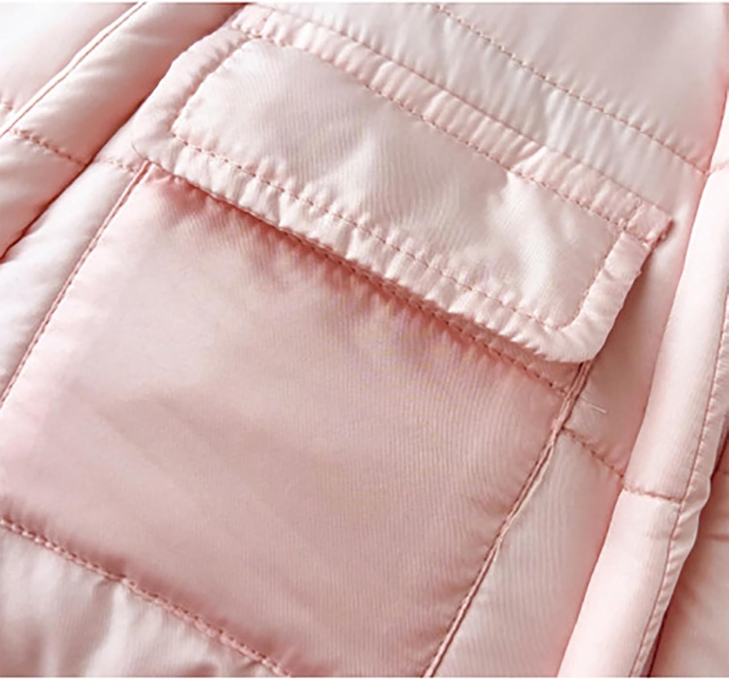 Baby Boys Girls Snowsuit Winter Clothes Suit Hooded Jumpsuit Double Zippers Footed Romper Outfit Infant Warm Coat Pink 12-18 Months