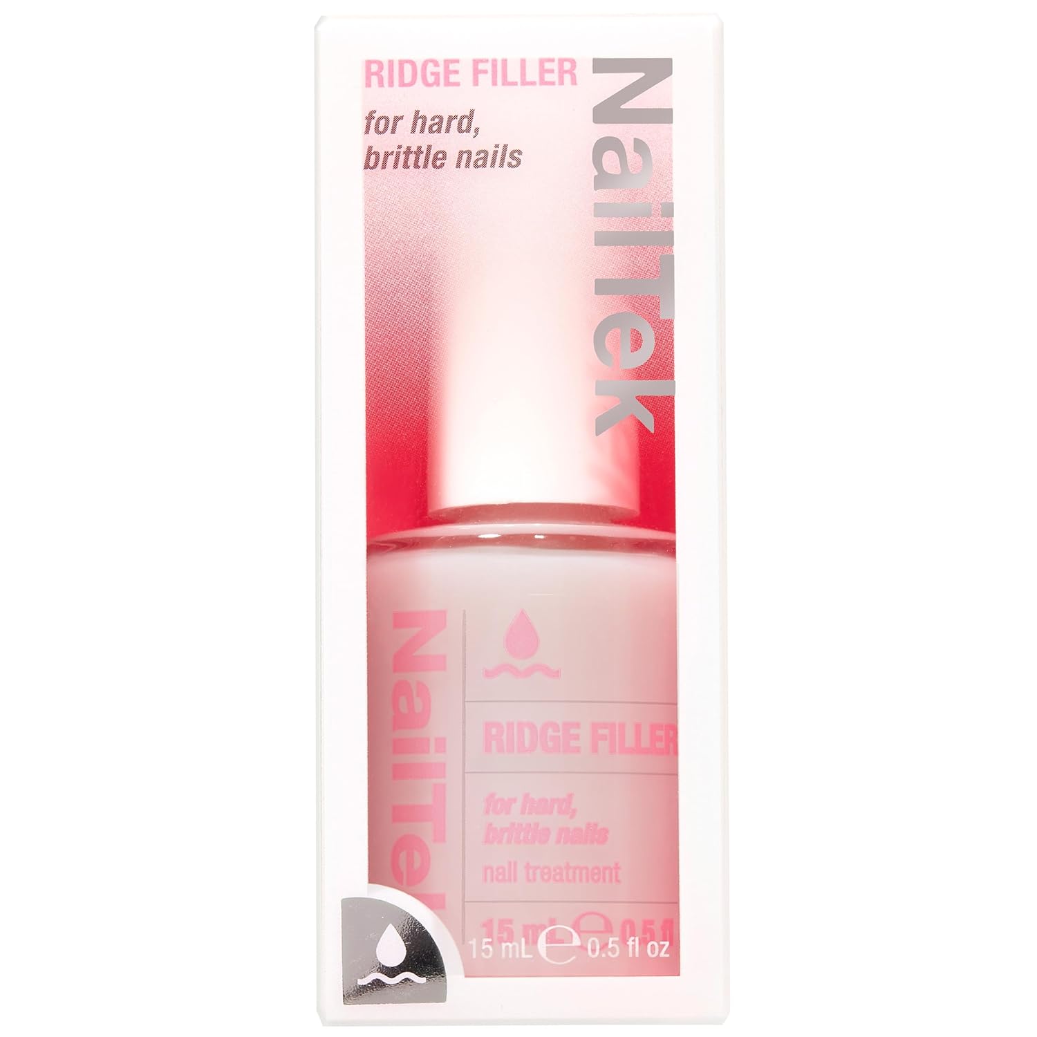 Nail Tek Ridge Filler Formula 3 – Clear Ridge Filler for Nails, Base Coat, Nail Strengthener Polish for Hard & Brittle Nails, 0.5 fl oz - Image 7