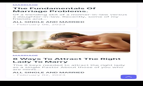 Marriage and Relationship