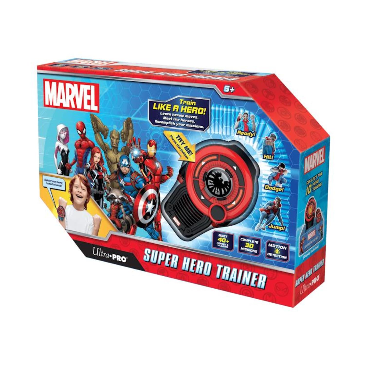 Marvel Superhero Trainer - Interactive Fitness Toy for Kids, Motion Activated Superhero Training Game with Hero Tokens & Maps, Promotes Active Play & STEM Learning with 40+ Heroes & Villains-image-15