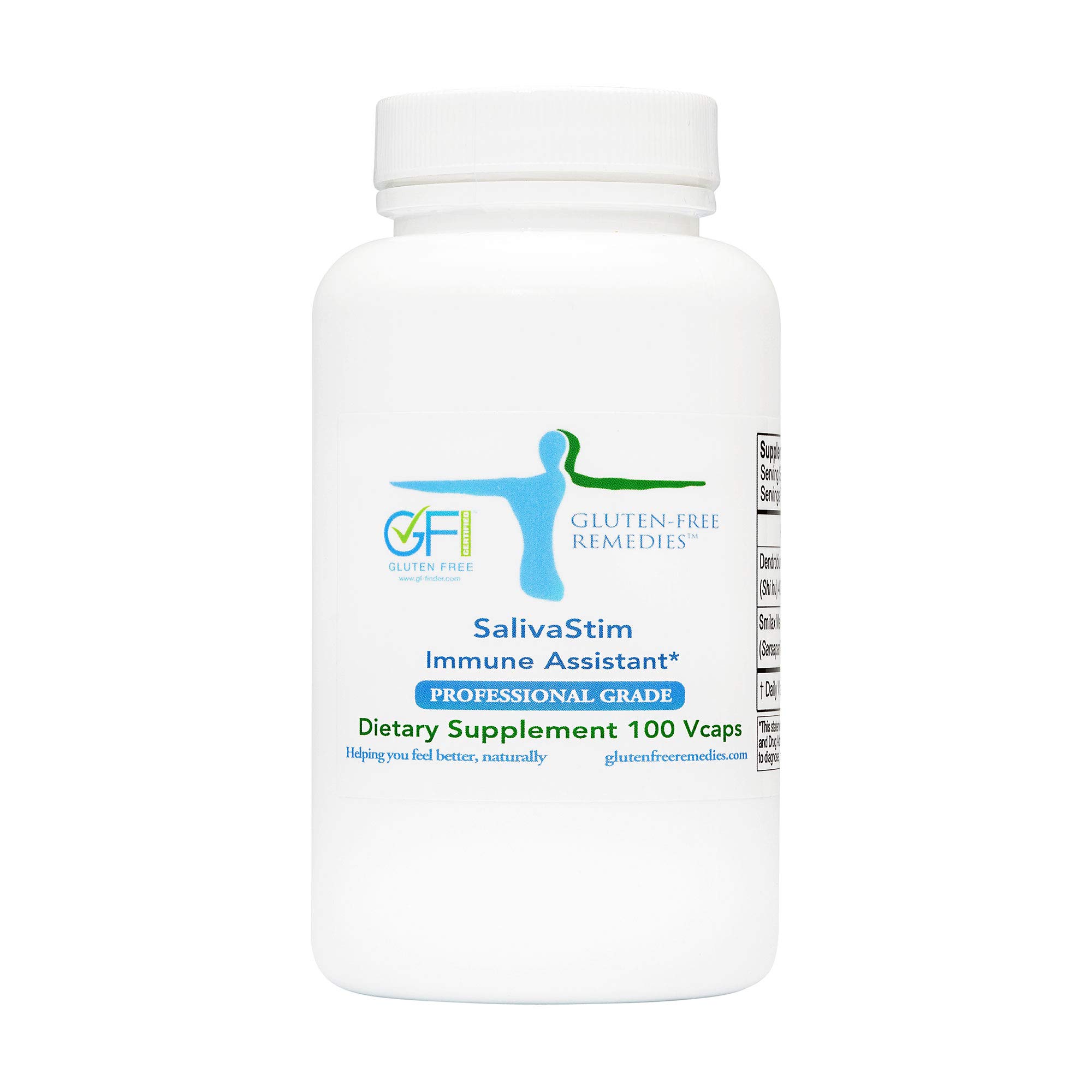 SalivaStim - 500mg Dendrobium Nobile and Sarsaparilla - 100 Capsules