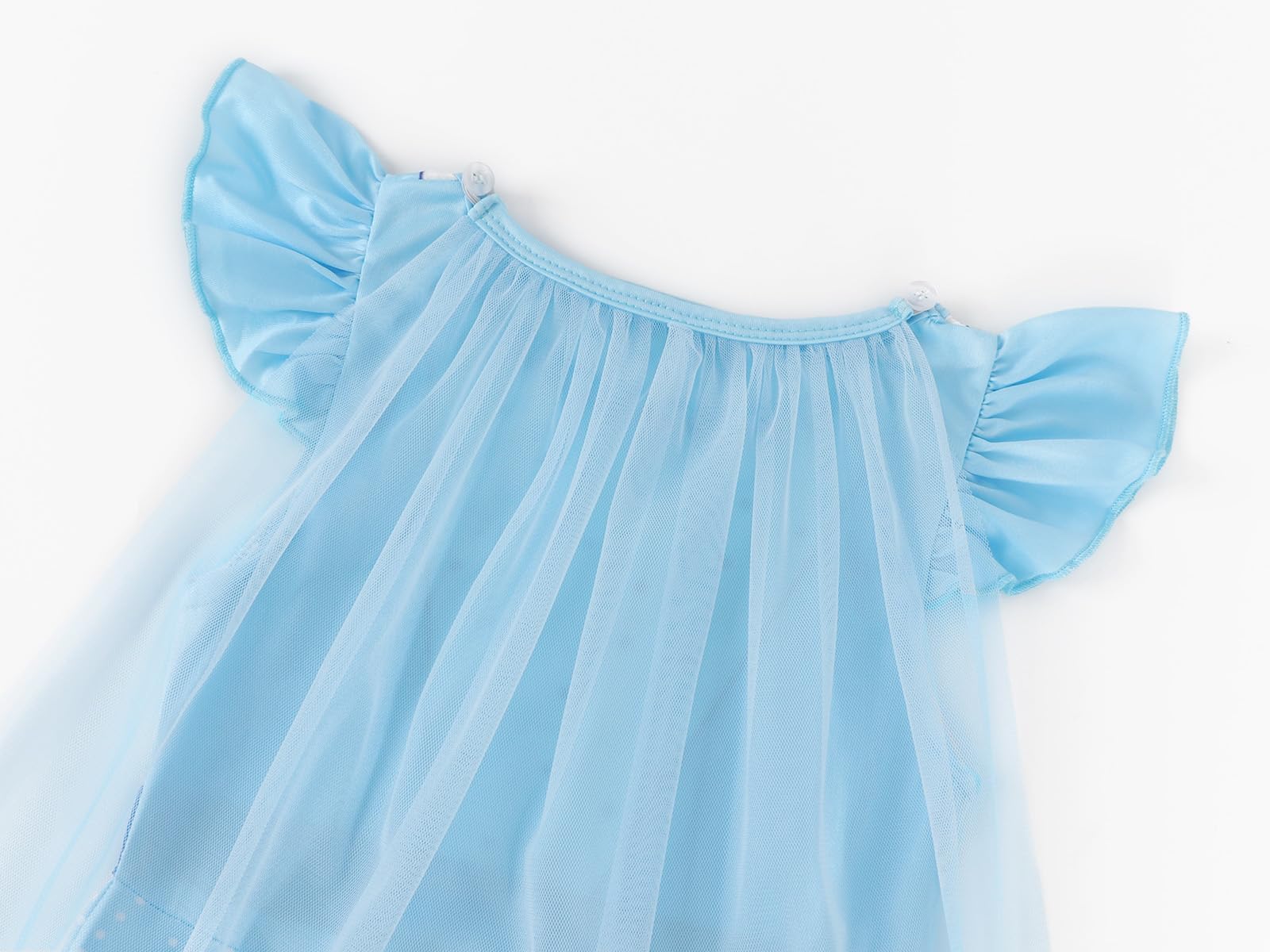 AmzBarley Princess Costume Kids Halloween Dress Up for Girls Toddler Outfit Birthday Party Clothes with Cape 1-10 Years — view 6