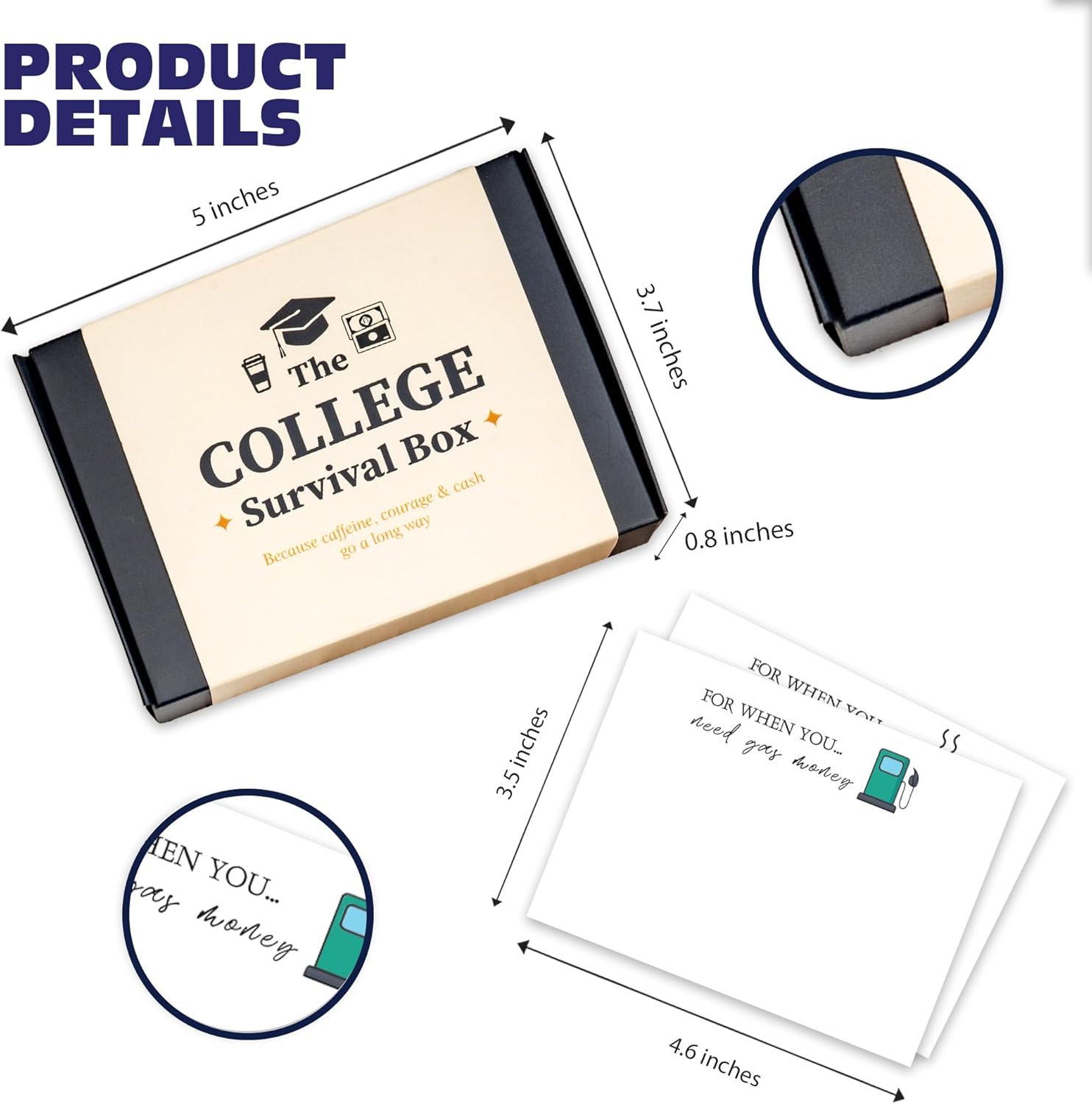 Gift Card Book, Open when for college student, College Care Package, College Gifts, College gift card book 2025 and Money Holder for Students, Personalized College Present for Girls, Boys, Teens, Back to School or Dorm Essentials - Image 4