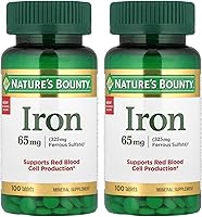 Vista 9 de Nature's Bounty hierro, 65 mg(Sulfato de hierro, 325 mg), B000GG6F3E, 1, 1