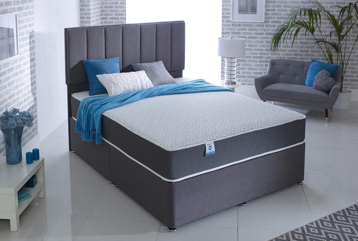 Shakespeare Beds Boxed Staingard & Sanitised Protection Memory Foam