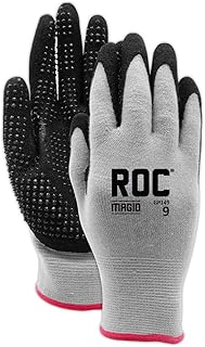 MAGID Heat Resistant Palm-Dotted Work Gloves, 12 PR, Nitrile Coated (Nitrix), Size 8/M, Silicone Free, Reusable, 13-Gauge (GP149)