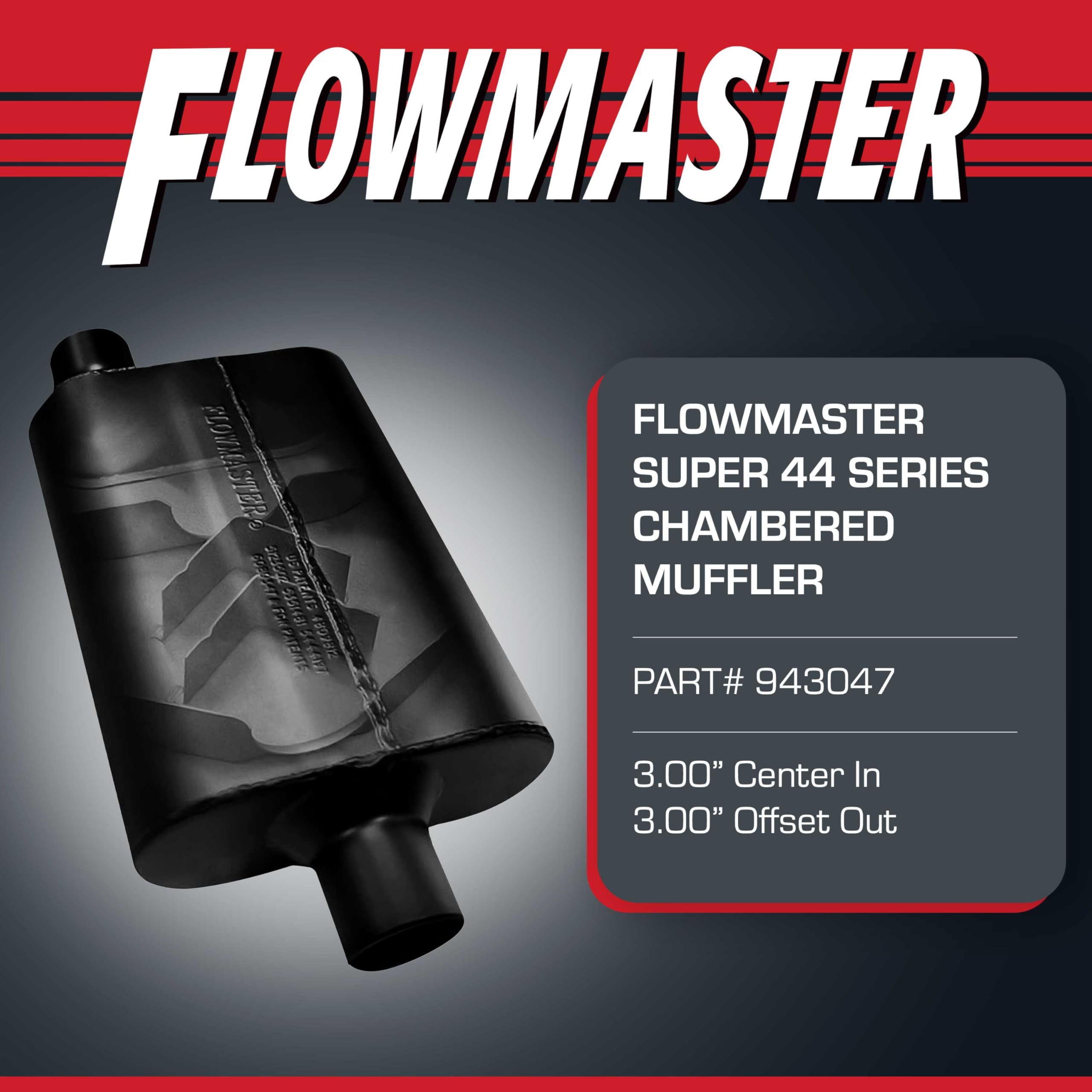 Amazon.com: Flowmaster Super 44 Series Chambered Muffler