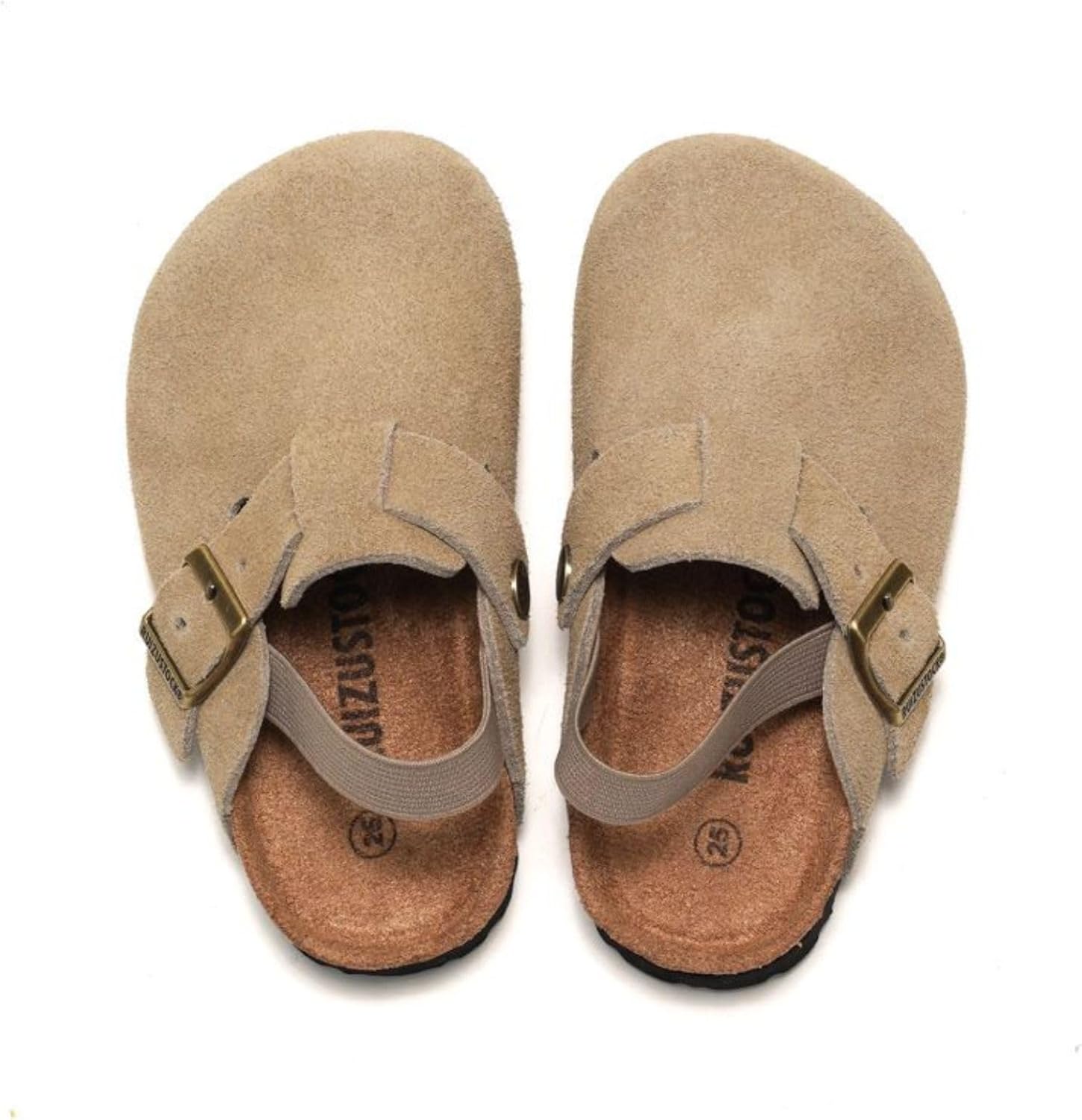 LEPHYON Toddler Clogs - Comfortable Suede Slip-ons