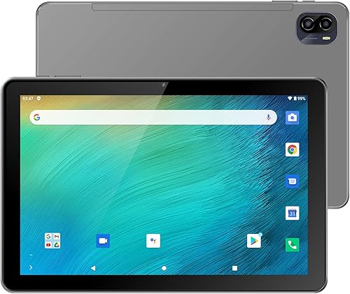 Tablet Android de 10 pulgadas Google Tablets, 3 GB RAM 64 GB ROM 512 GB Expand, tablet Android 12 con soporte doble cámara, tableta WiFi de 10